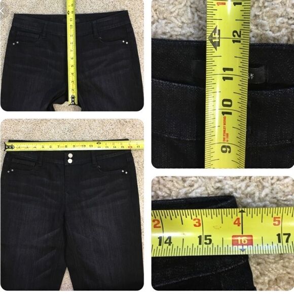 White House Black Market Black Pedal Pushers Capri's Size:6 - Picture 13 of 13